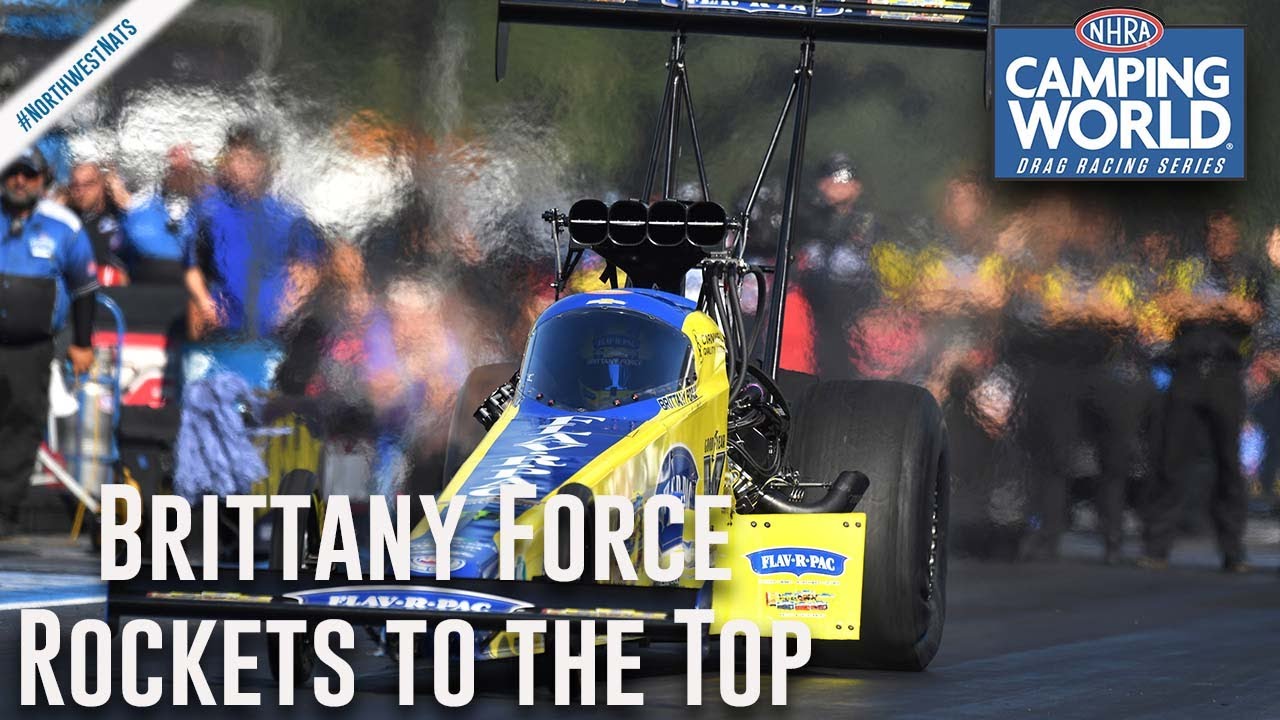 Brittany Force rockets to the top in Seattle