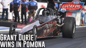 Grant Durie wins Top Dragster at the In-N-Out Burger NHRA Finals