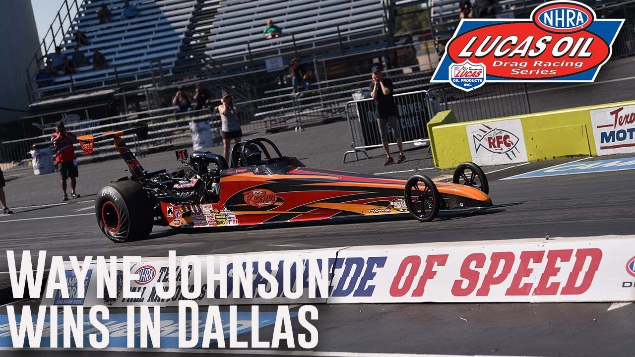 Wayne Johnson wins Top Dragster at Texas NHRA FallNationals