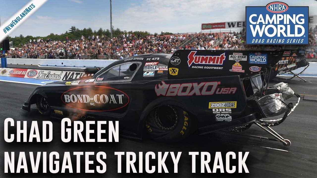 Chad Green navigates tricky track to go to provisional No. 1 spot