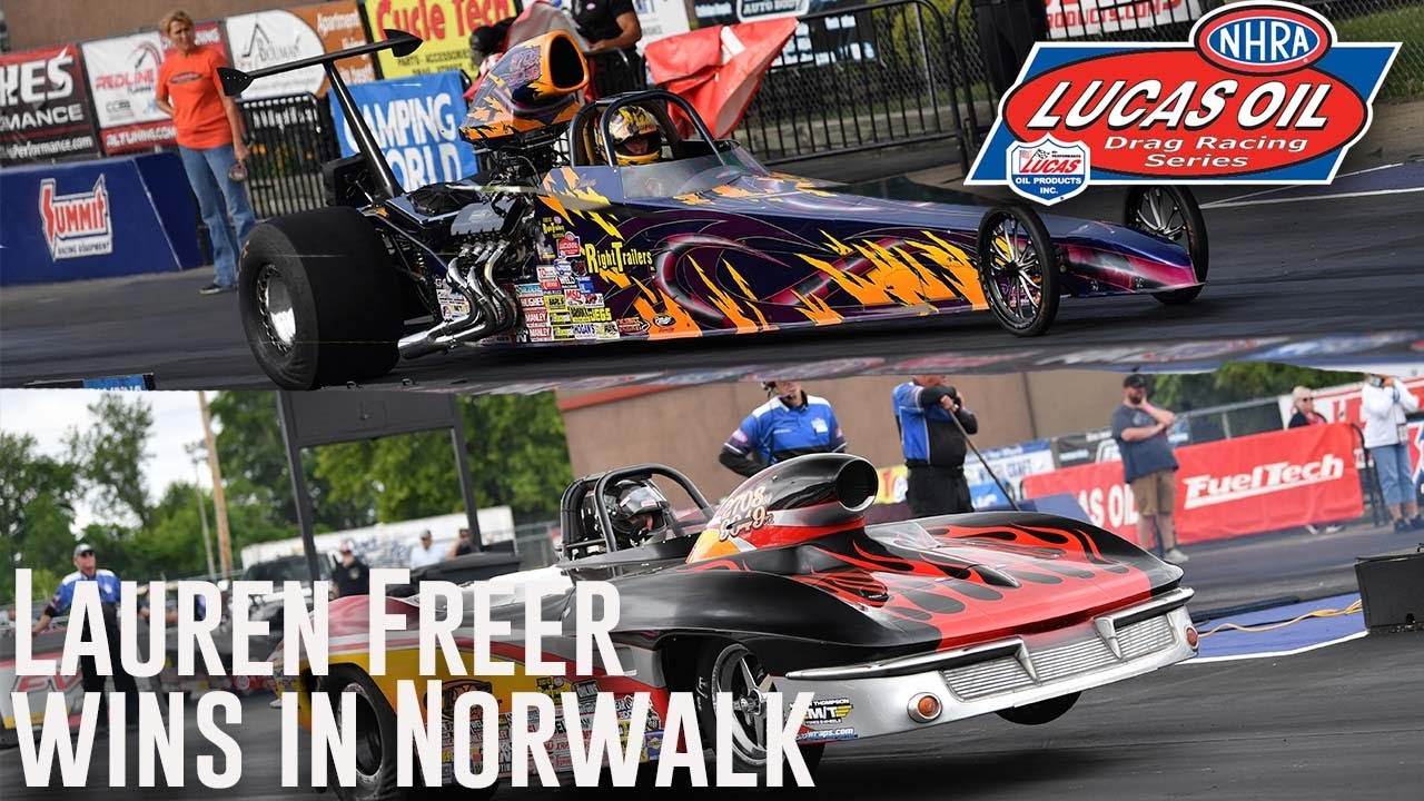 Lauren Freer becomes first woman to double-up in NHRA national event competition