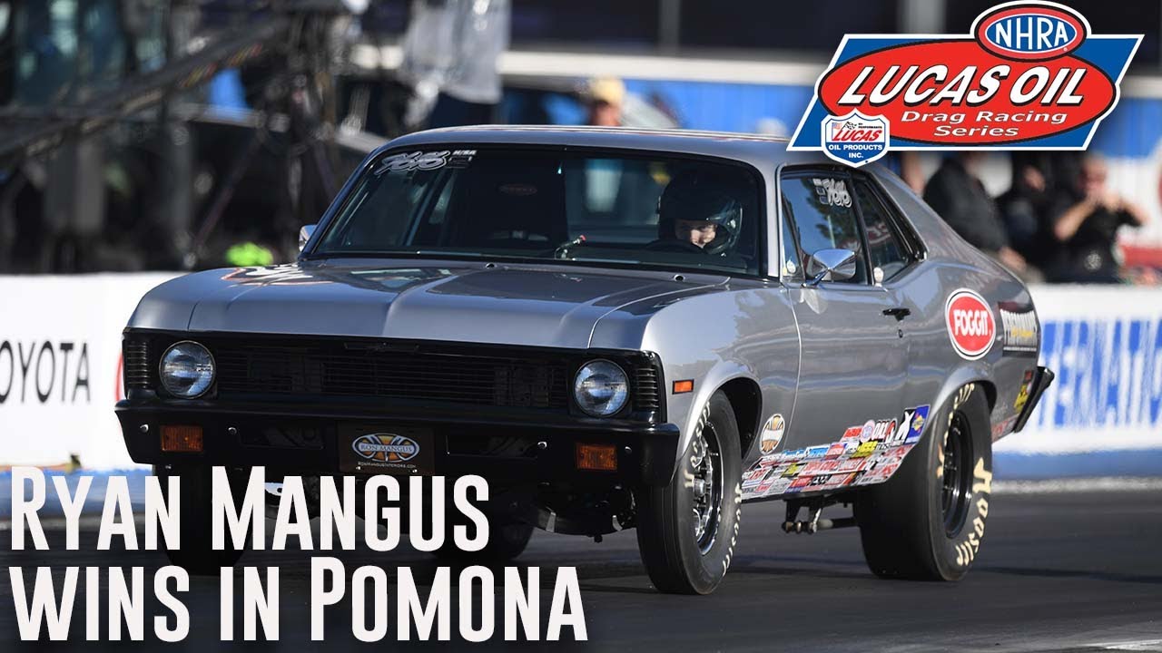 Ryan Mangus wins Stock at Auto Club NHRA FInals