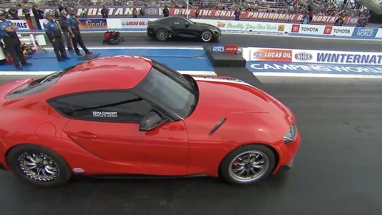 Toyota Supra Showdown with Ron Capps and Antron Brown