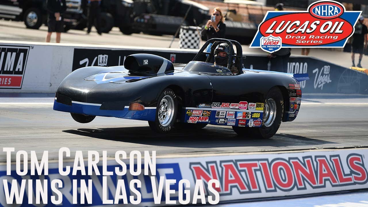 Tom Carlson wins Super Gas at NHRA Four-Wide Nationals