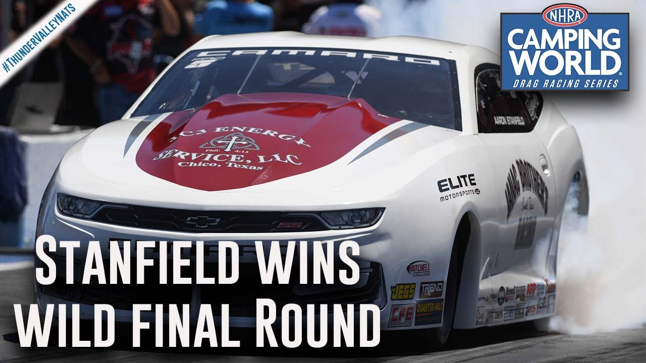 Aaron Stanfield takes home Wally at NHRA Thunder Valley Nationals