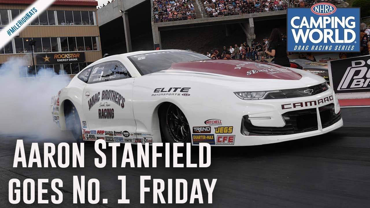 Aaron Stanfield goes provisional No. 1 in his Pro Stock debut on Thunder Mountain