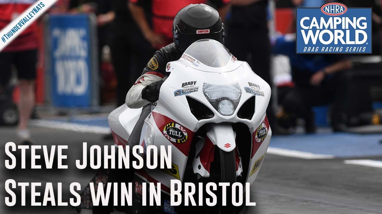 Steve Johnson steals win in Bristol