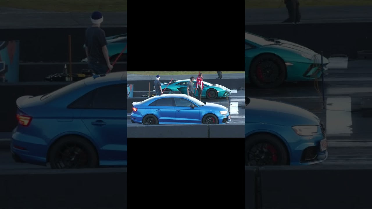 Lamborghini Aventador vs Audi RS3