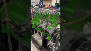 VG Motorsports 540 small block John Deere engine that makes 3000+ horsepower… seen at #PRI2023!