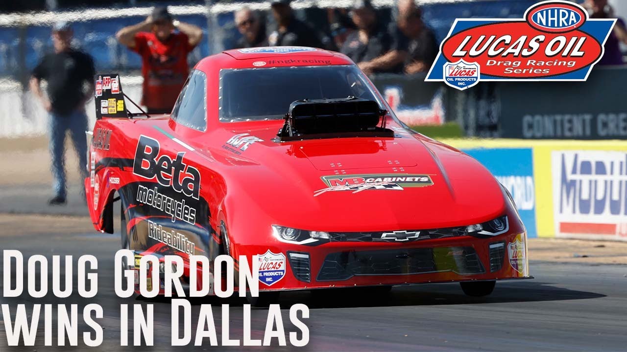 Doug Gordon wins Top Alcohol Funny Car at the Texas NHRA FallNationals