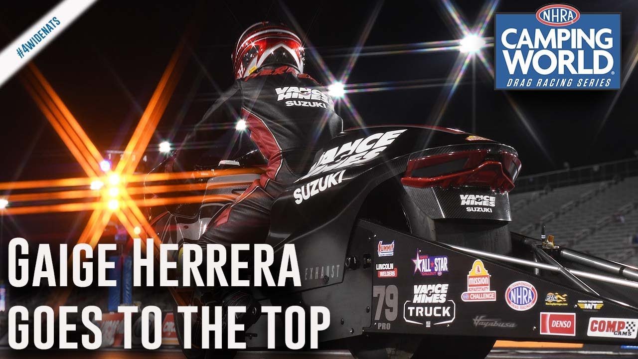 Gaige Herrera goes to the top Friday in Charlotte