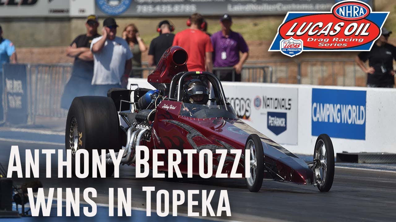 Anthony Bertozzi wins Top Dragster at Menards NHRA Nationals Presented By PetArmor