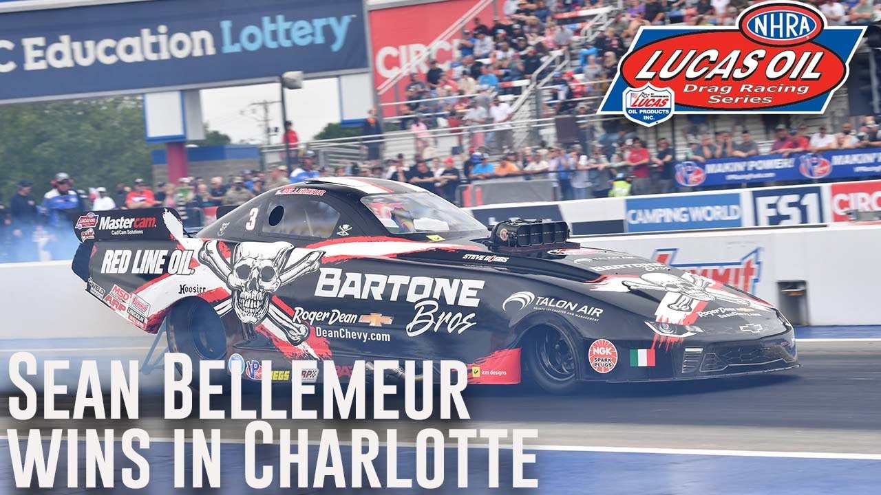 Sean Bellemeur wins Top Alcohol Funny Car at Circle K NHRA Four-Wide Nationals
