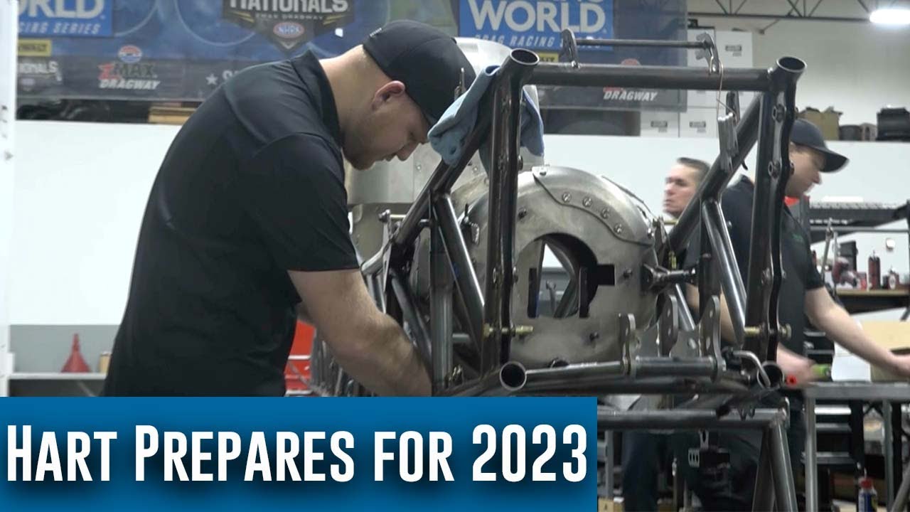 Josh Hart prepares for 2023 Top Fuel campaign with new car