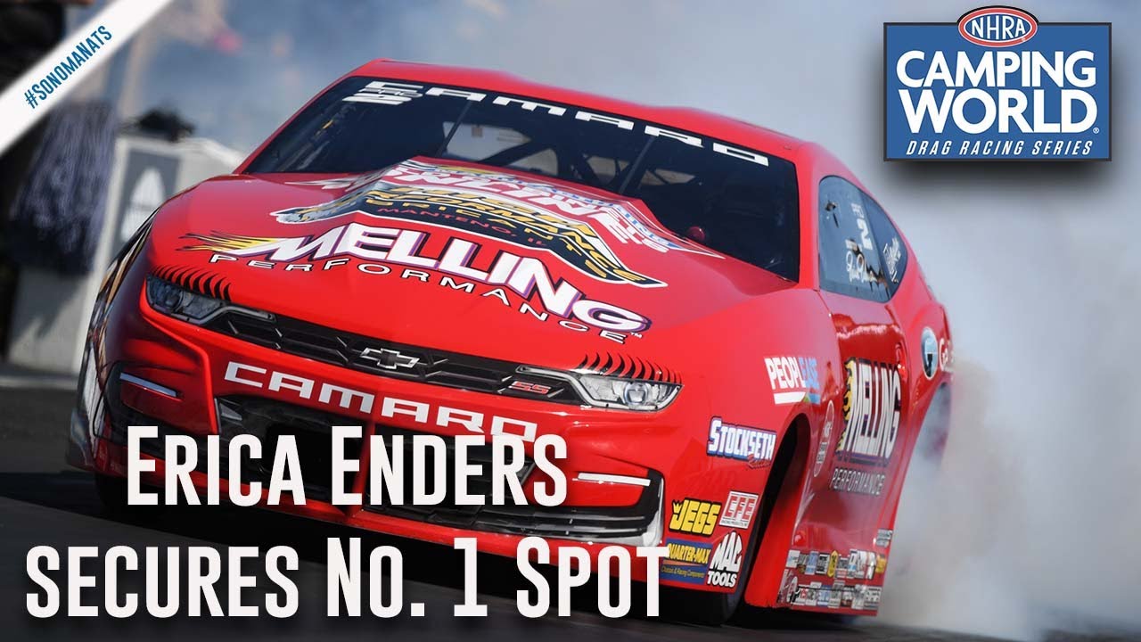 Erica Enders secures her third No. 1 qualifier of the season