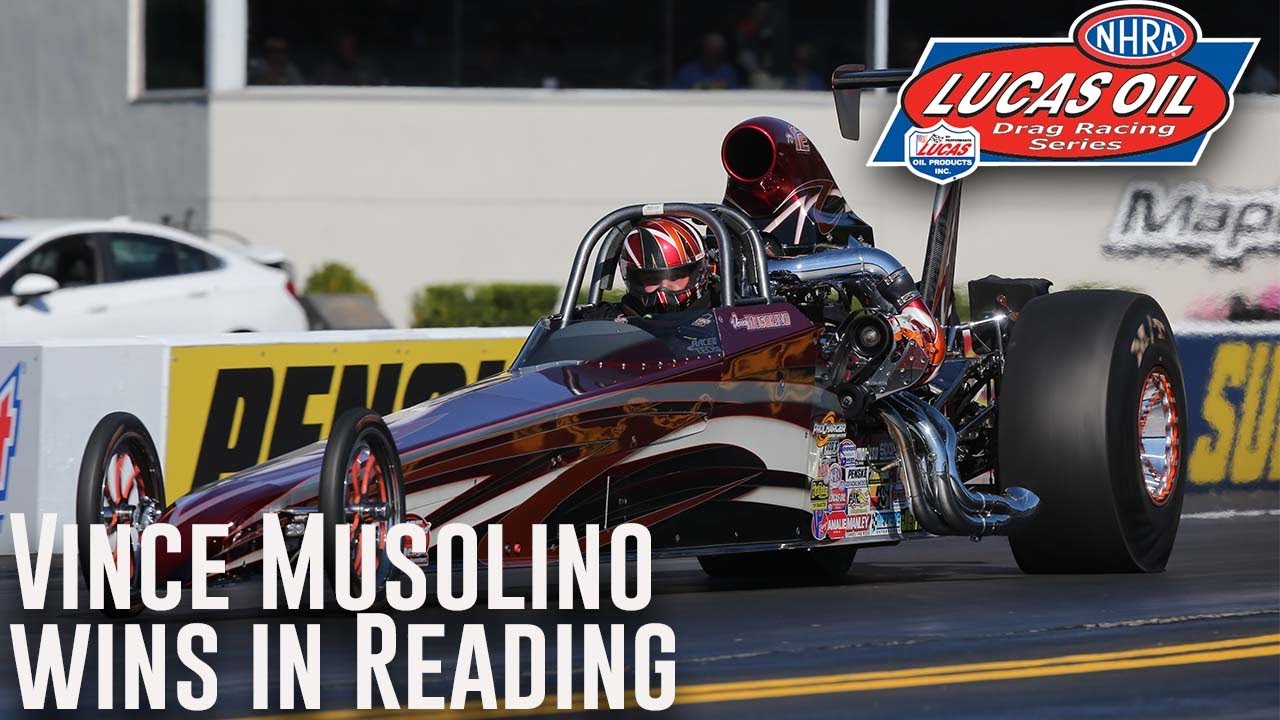 Vince Musolino wins Top Dragster at Pep Boys NHRA Nationals