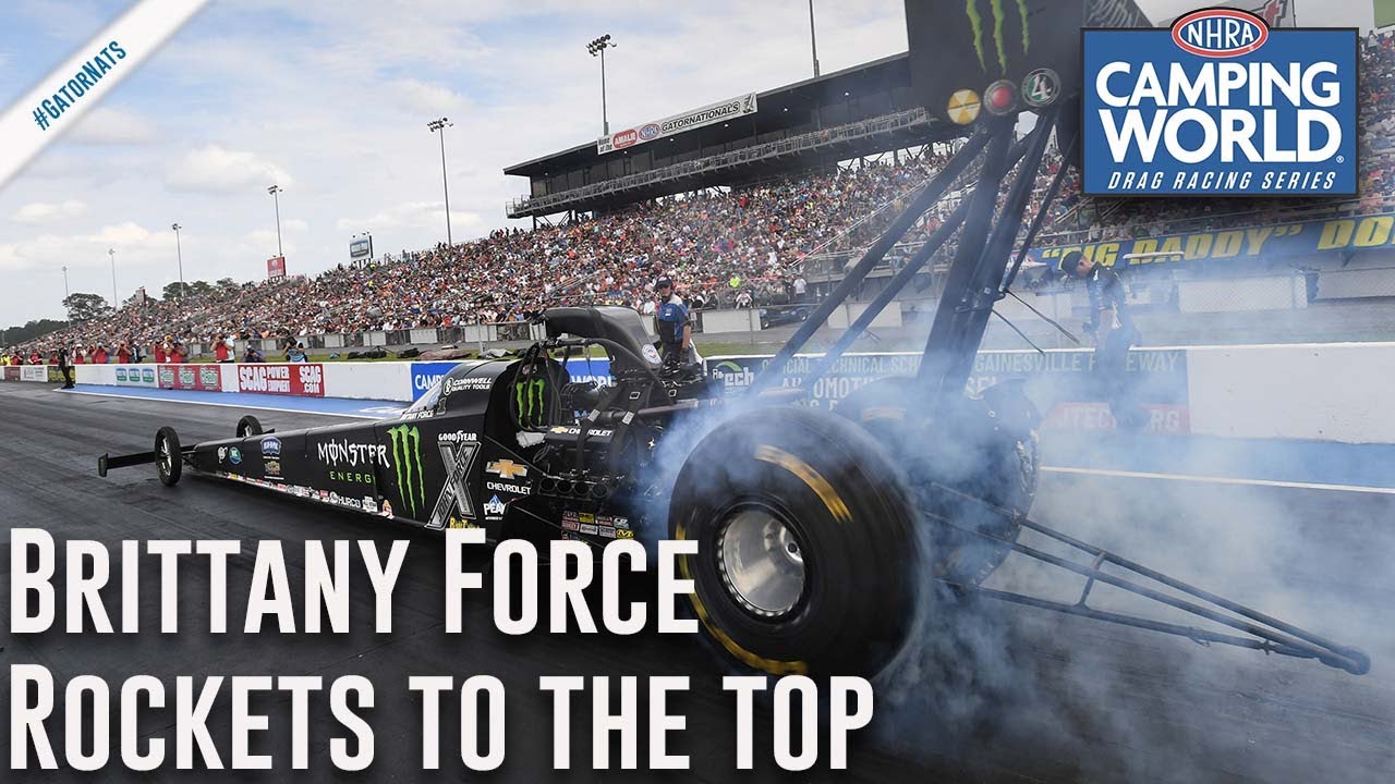 Brittany Force rockets to the top in Gainesville