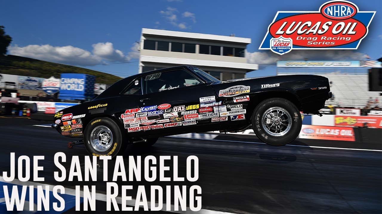 Joe Santangelo wins Stock at Pep Boys NHRA Nationals
