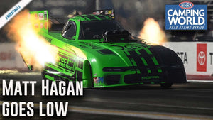 Matt Hagan goes low Friday at #NHRAFinals