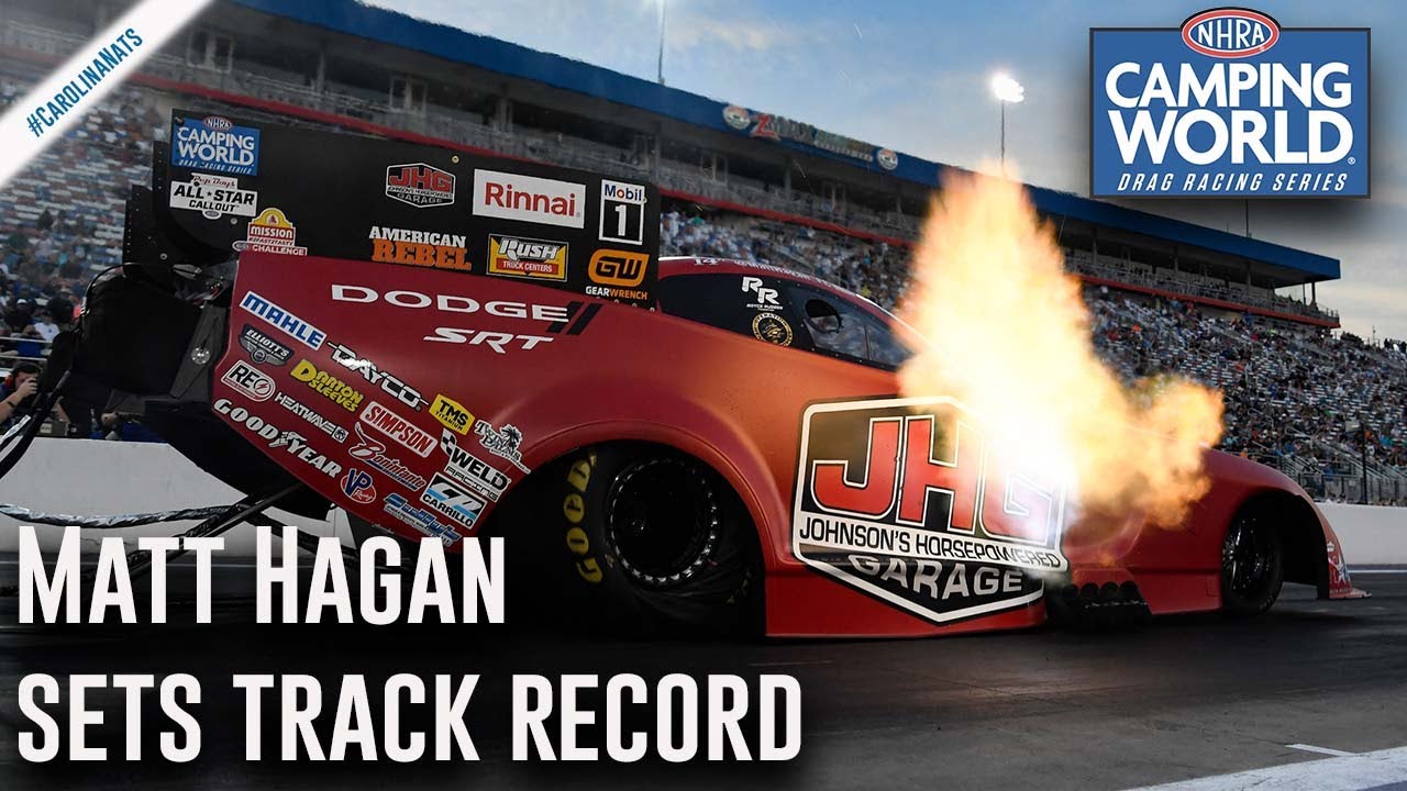 Matt Hagan sets Charlotte track E.T. record