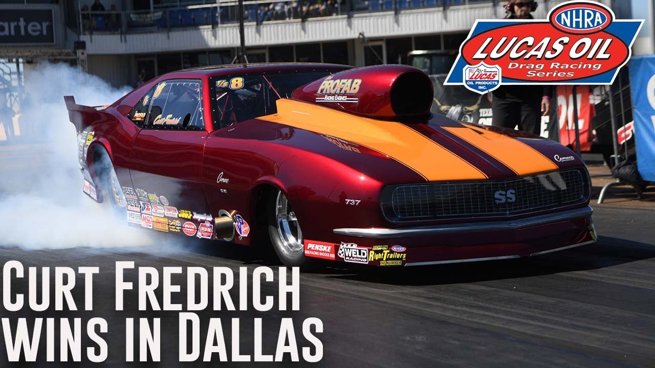 Curt Fredrich wins Top Sportsman at the Texas NHRA FallNationals