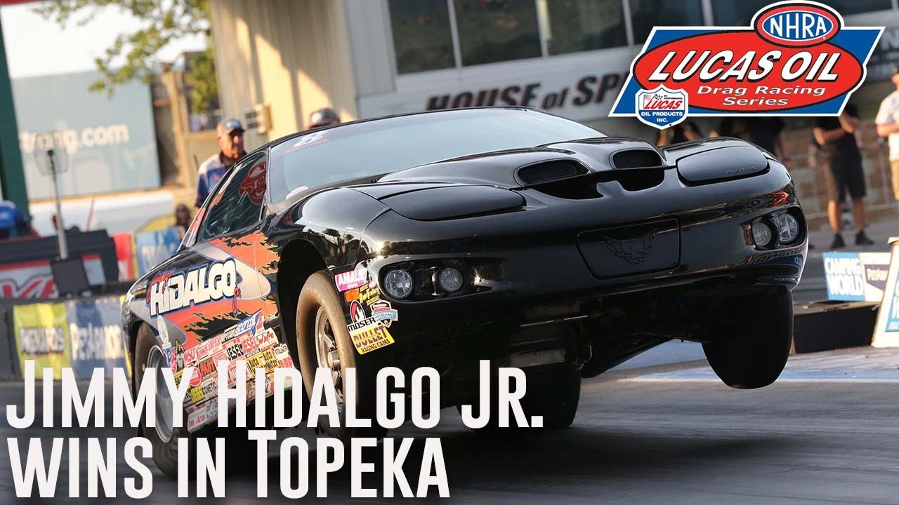 Jimmy Hidalgo Jr. wins Super Stock at Menards NHRA Nationals