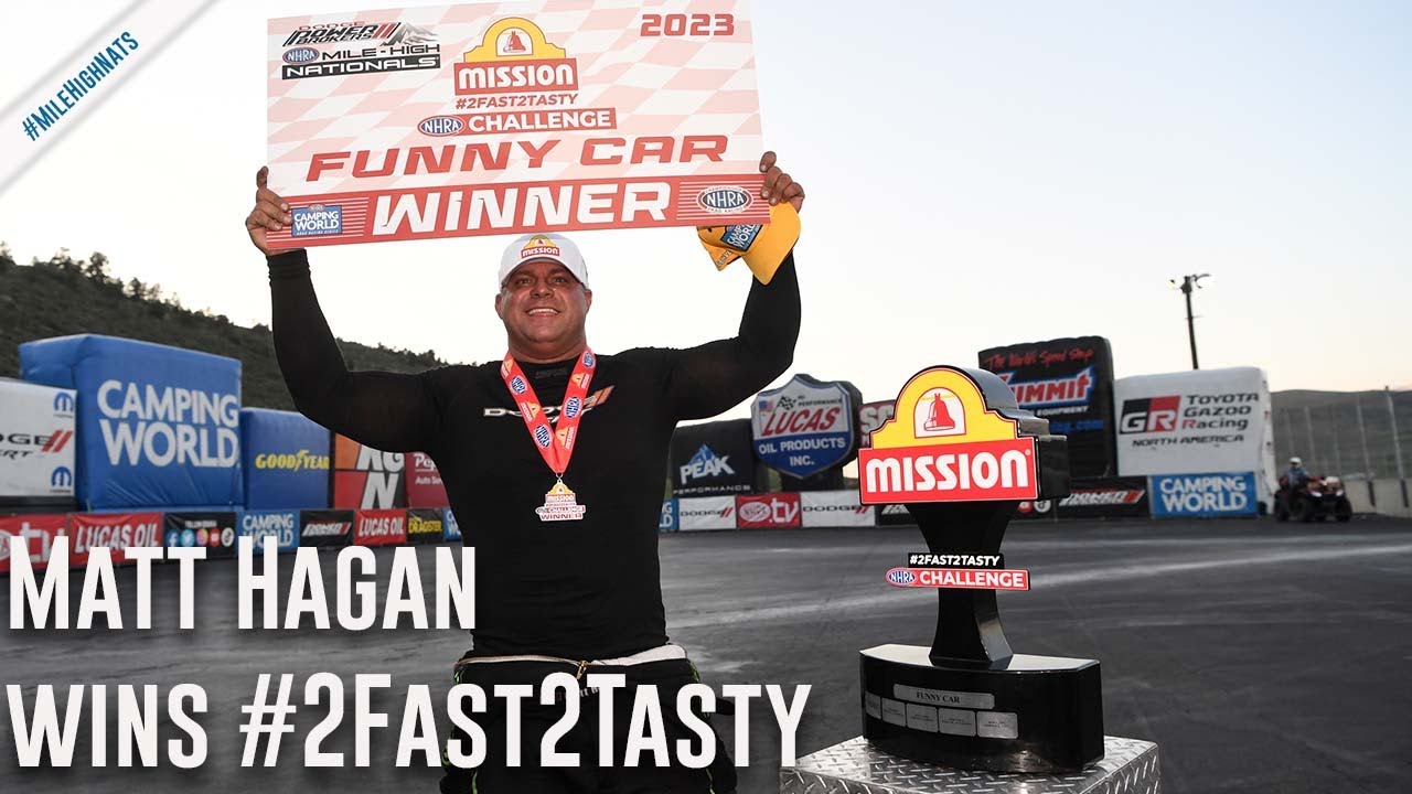 Mission #2Fast2Tasty Challenge Funny Car Winner Denver: Matt Hagan