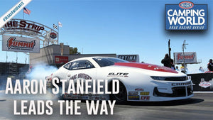 Aaron Stanfield leads the way Friday in Las Vegas