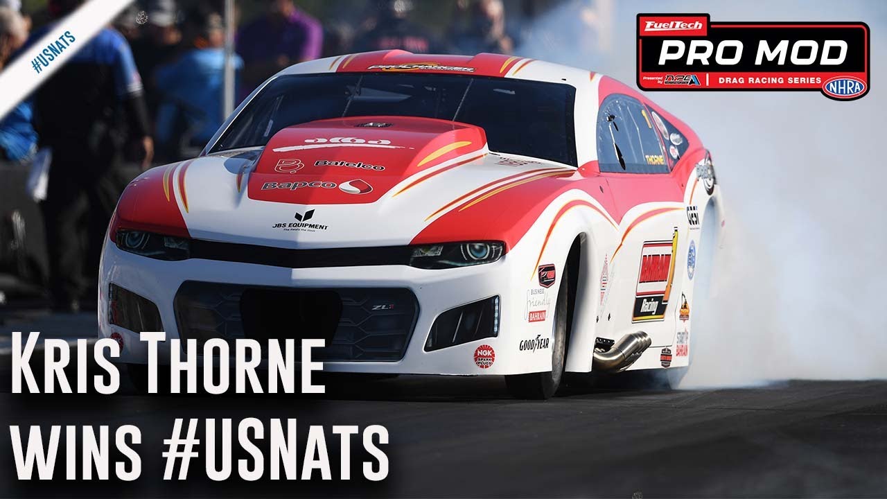 Kris Thorne wins Pro Mod at the Dodge Power Brokers U.S. Nationals
