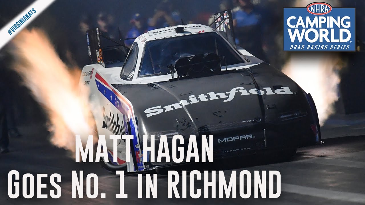 Matt Hagan takes the No. 1 qualifying spot with a track record run