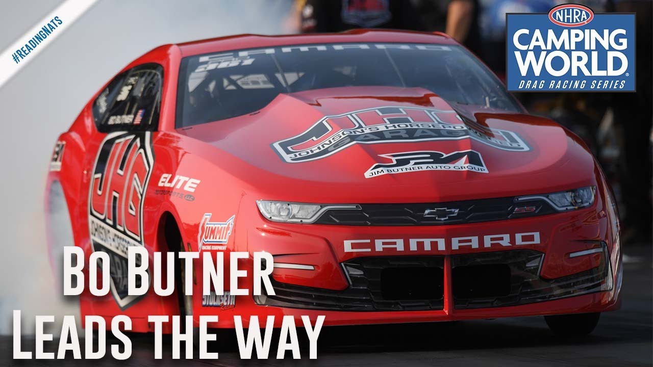 Bo Butner leads the way Friday in Reading