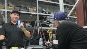 Tripp Tatum sits down after winning Gatornationals