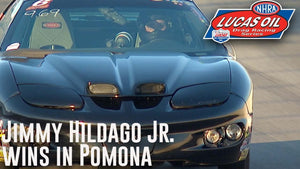 Jimmy Hildago Jr. wins Super Stock at Auto Club NHRA FInals