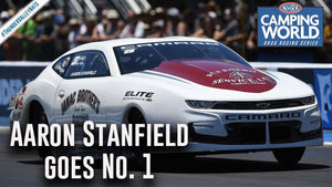 Aaron Stanfield takes third No. 1 qualifier of the season