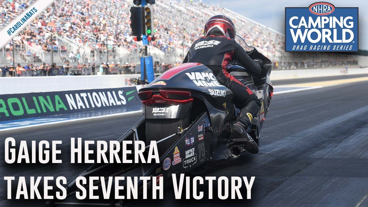 Gaige Herrera takes his seventh victory of the season