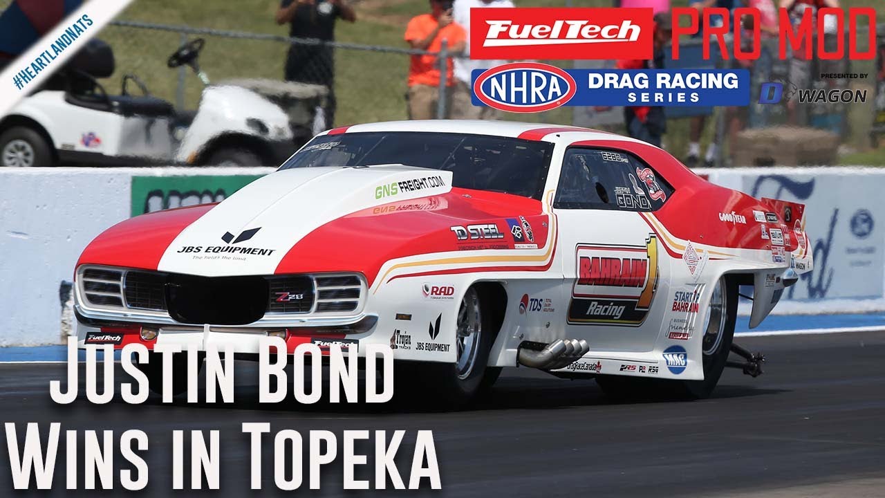 Justin Bond picks up his first win of the season in Topeka