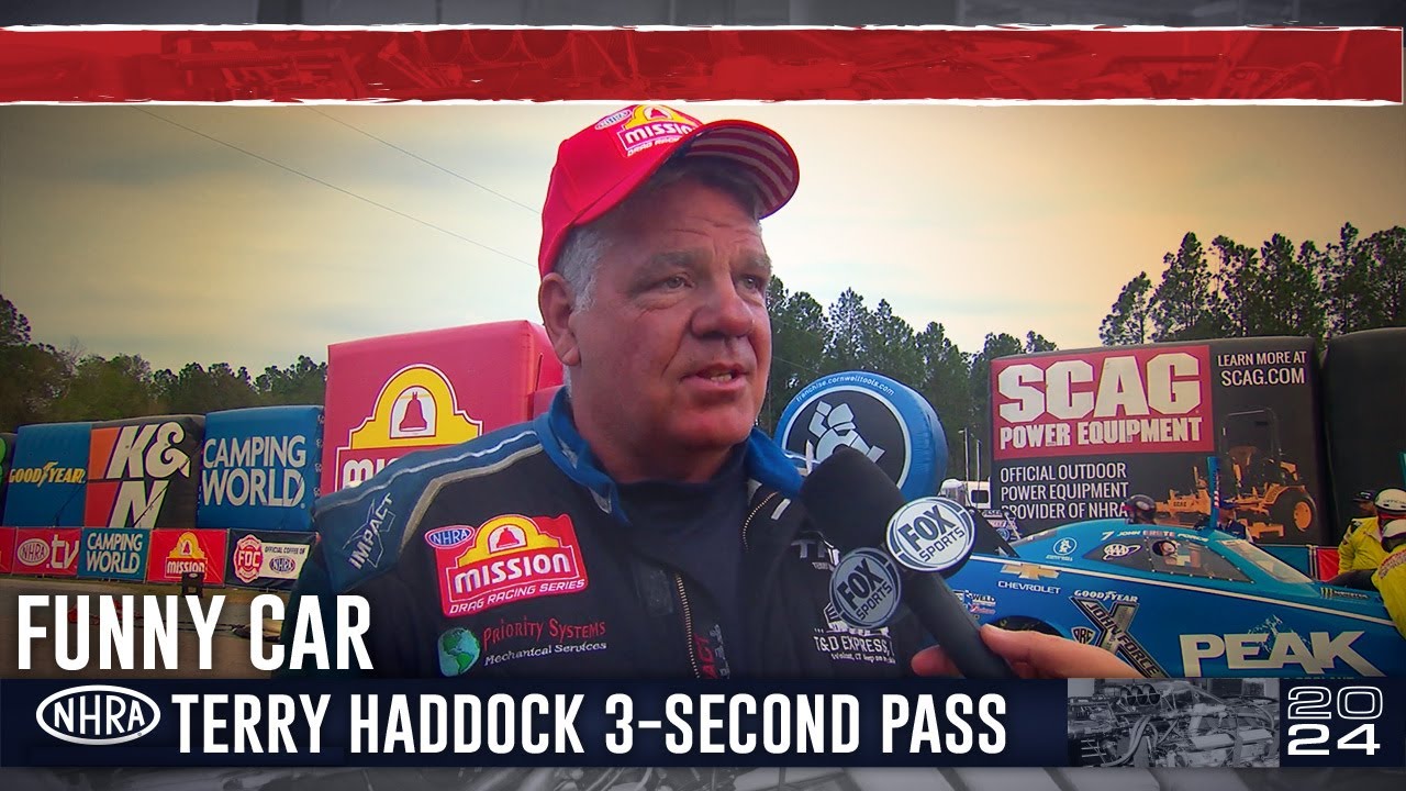 Terry Haddock makes his first-career 3-second pass