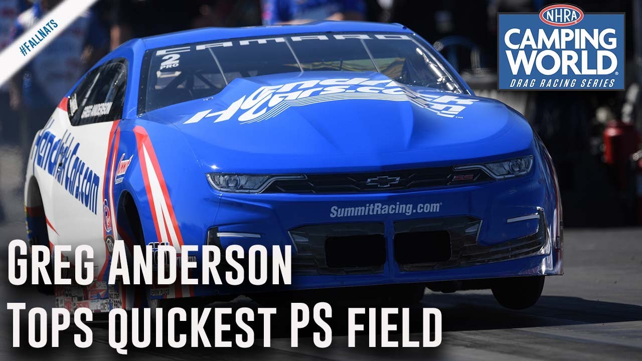 Greg Anderson tops quickest Pro Stock field in NHRA history