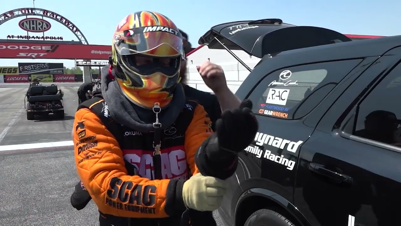 Tony Schumacher test session after Chicago