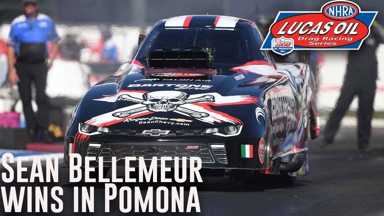 Sean Bellemeur wins Top Alcohol Funny Car at the In-N-Out Burger NHRA Finals