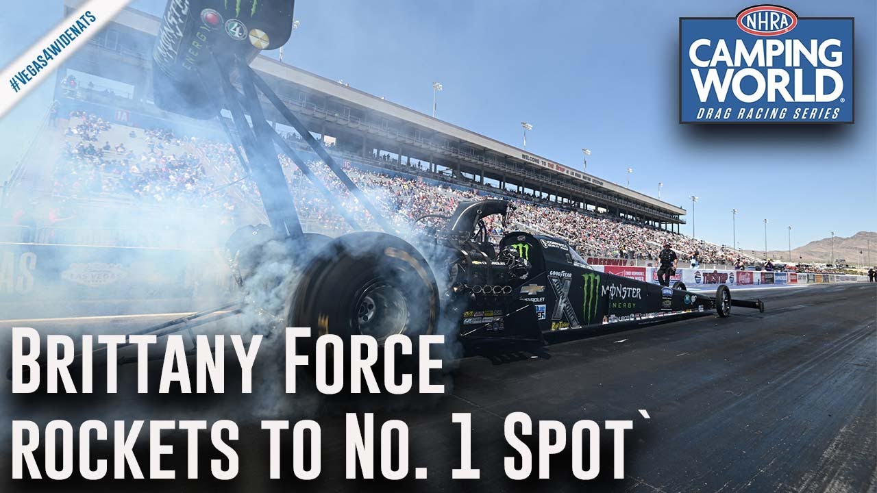Brittany Force rockets to provisional No. 1 spot in Las Vegas