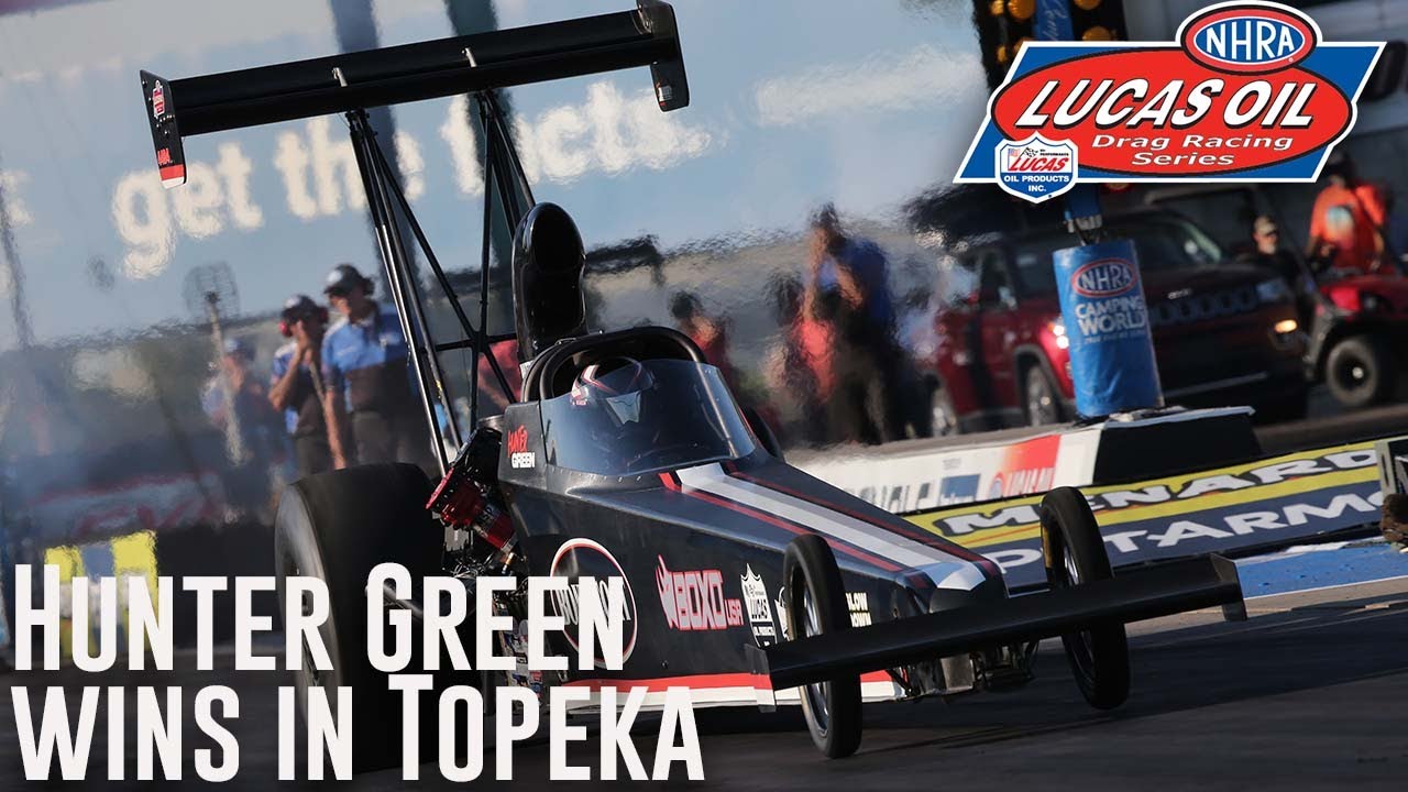 Hunter Green wins Top Alcohol Dragster at Menards NHRA Nationals