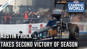 Austin Prock takes his second victory of the season