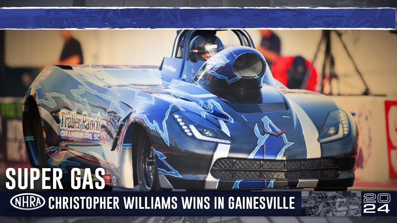 Chris Williams wins Super Gas at the Amalie Motor Oil NHRA Gatornationals