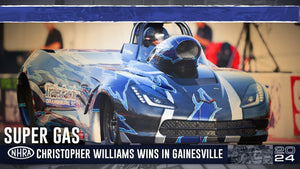 Chris Williams wins Super Gas at the Amalie Motor Oil NHRA Gatornationals