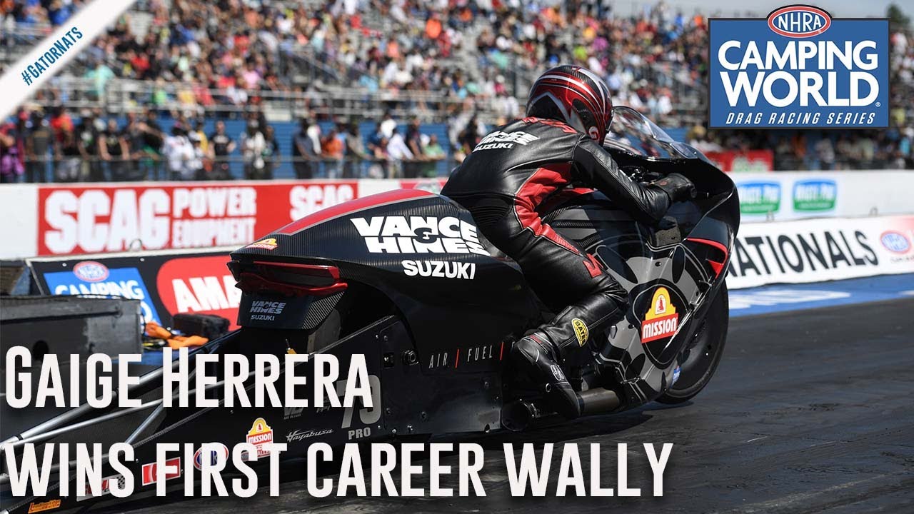 Gaige Herrera wins First Career Wally