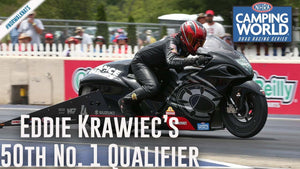 Eddie Krawiec secures 50th No. 1 qualifier of career