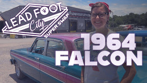 Pink Metal Flake and Lace 1964 Falcon at Lead Foot City