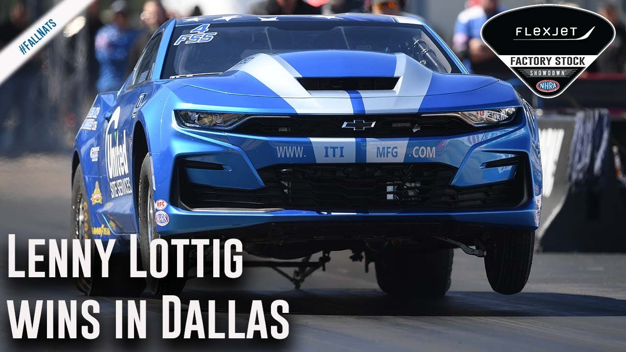 Lenny Lottig wins Factory Stock Showdown at the Texas NHRA FallNationals