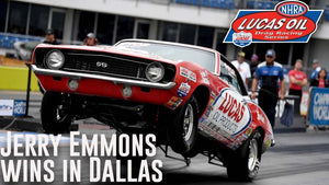 Jerry Emmons wins Stock at the Texas NHRA FallNationals